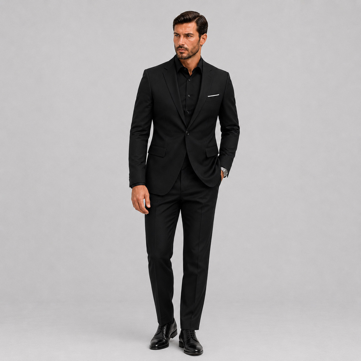 Eleganter Herren Slim-Fit Anzug für festliche Anlässe & Hochzeiten - - Pakken - Lunelle