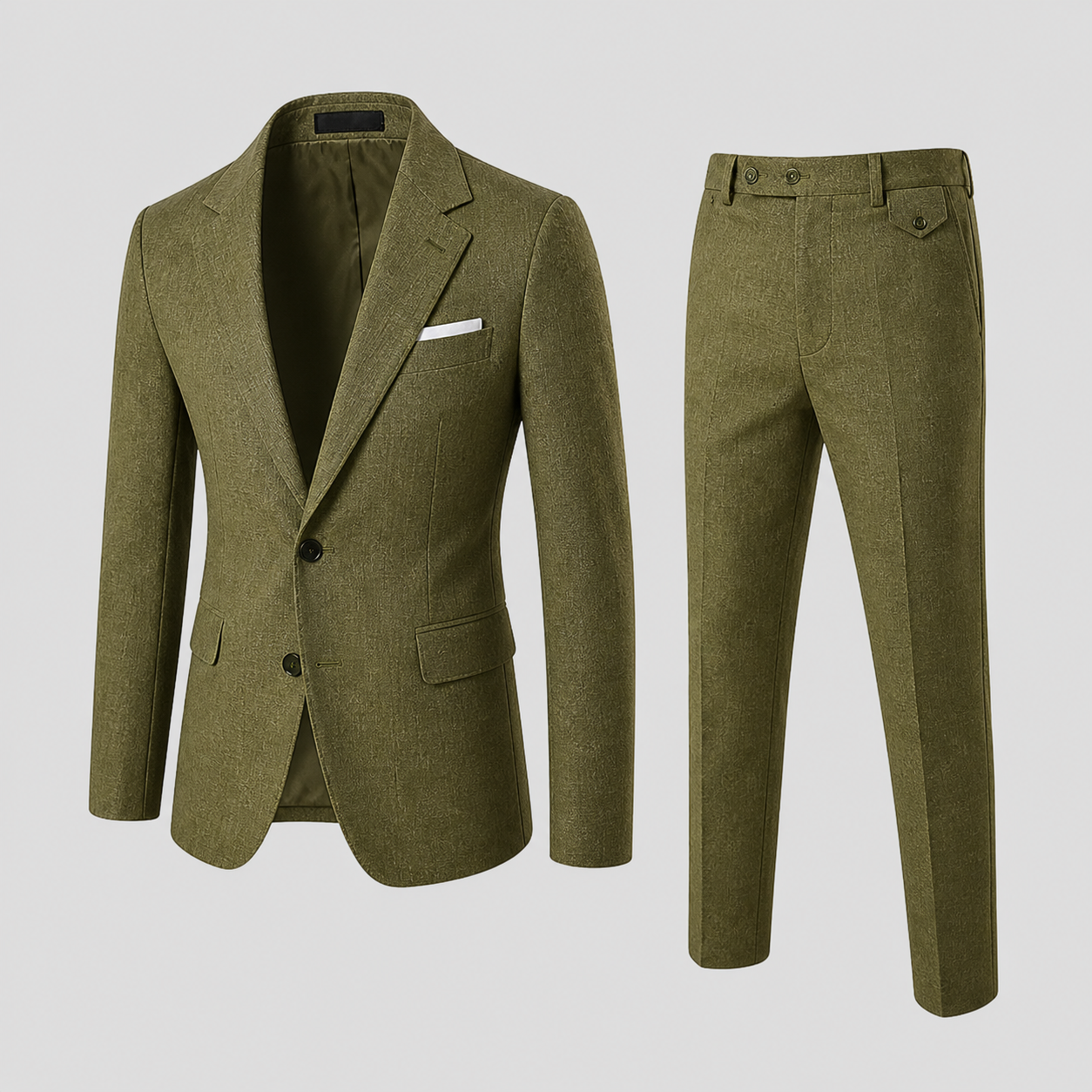 Herren Leinenanzug Slim-Fit - Sommerliche Eleganz - - Suits - Lunelle
