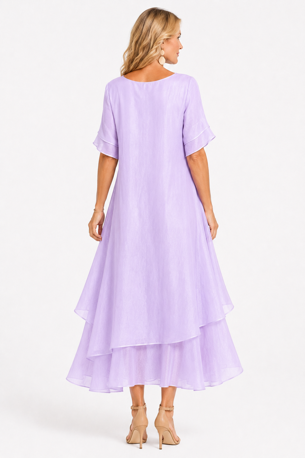 Damenkleid Elegant Fließend - Zeitloser Stil für jeden Anlass - - Dress - Concept Fashionlab