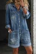 Celia | Denim-Jumpsuit-Shorts