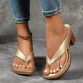 Damen orthopädische Sandalen mit Absatz
