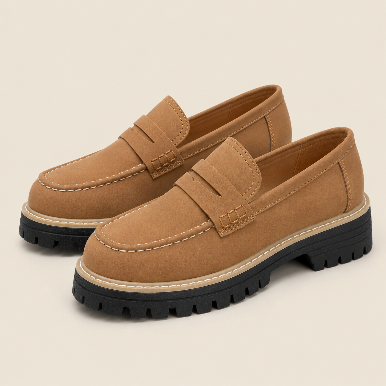 Damen Loafer: elegant und bequem - Braun - Damen > Loafer - Concept Fashionlab