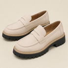 Damen Loafer: elegant und bequem - Beige - Damen > Loafer - Concept Fashionlab