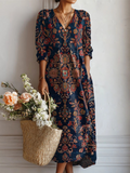 Evelyn | Elegantes Blumenkleid