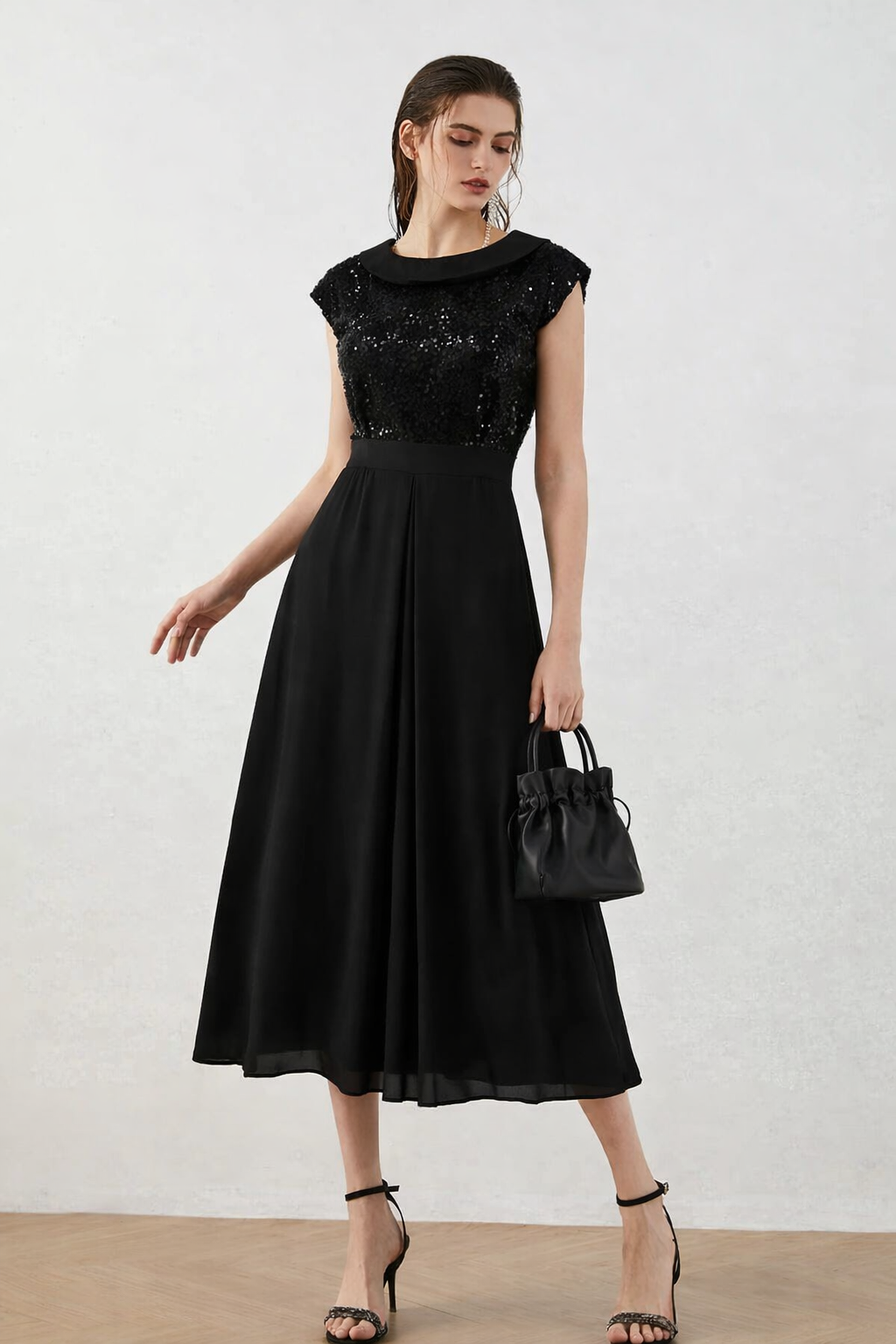 Texturiertes Tüll-Jumpsuit - luxuriöser, müheloser Glamour Damen - - Jumpsuit - Concept Fashionlab