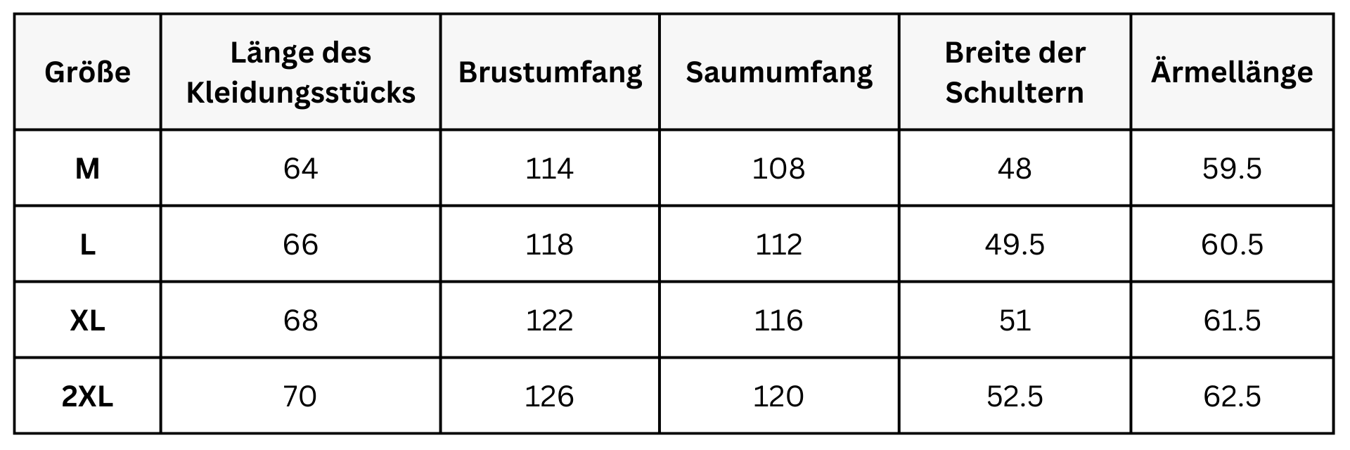 Size Guide