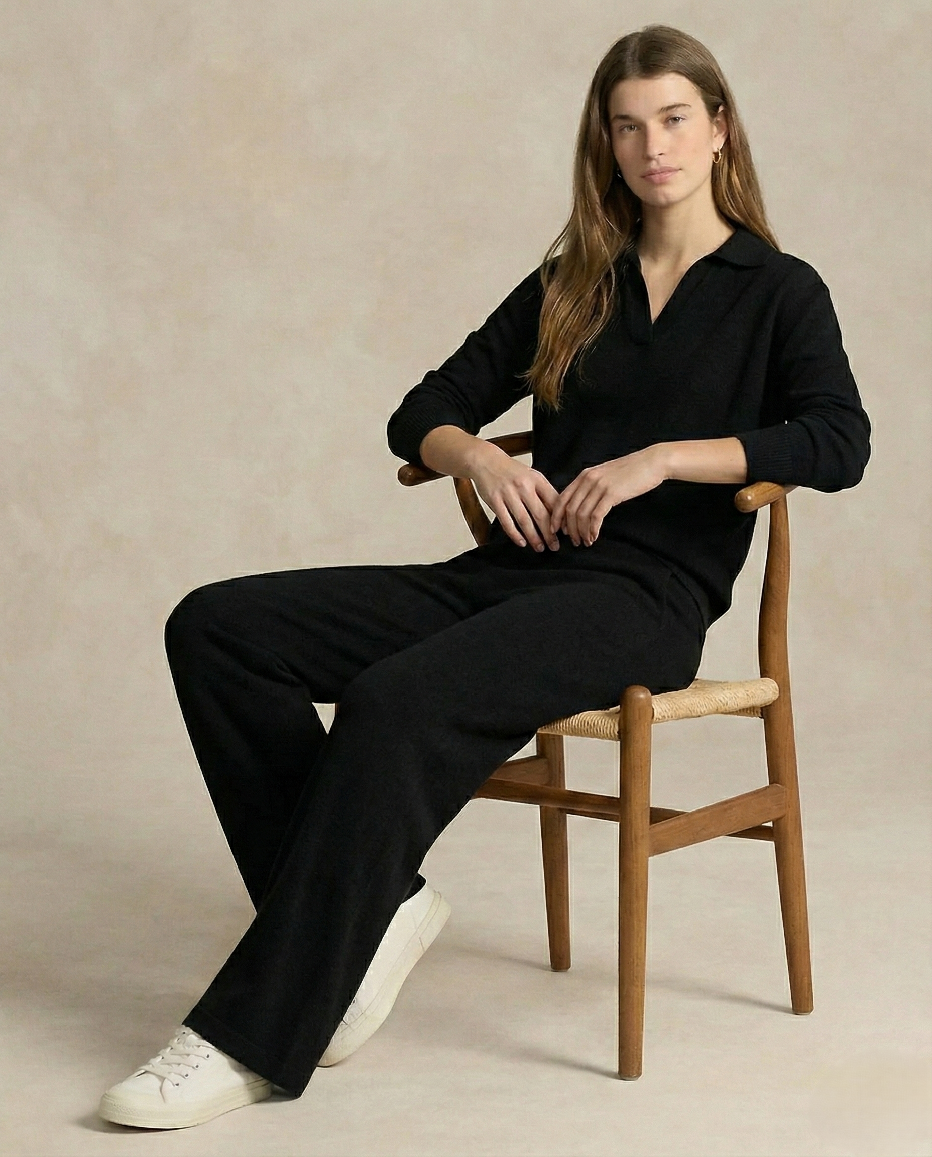 Polo-Strick-Set – müheloser Stil, ganztägiger Komfort - - Two-Piece Set - Concept Fashionlab