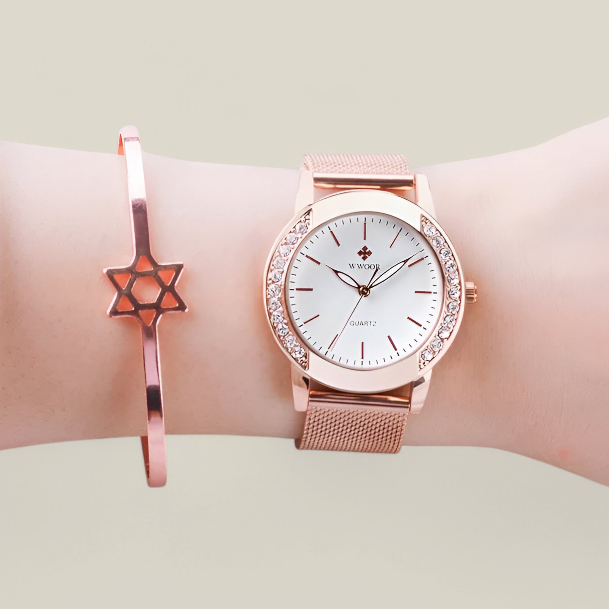 Catelin | Luxuriöse Armbanduhr aus Roségold