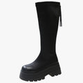 Damen-Overkneestiefel mit dicker Sohle und extra Komfort