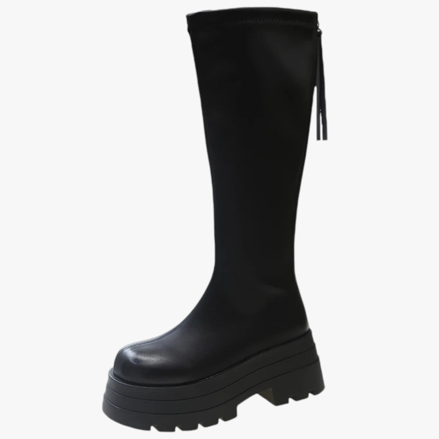 Mina | Damen-Overkneestiefel mit dicker Sohle und extra Komfort