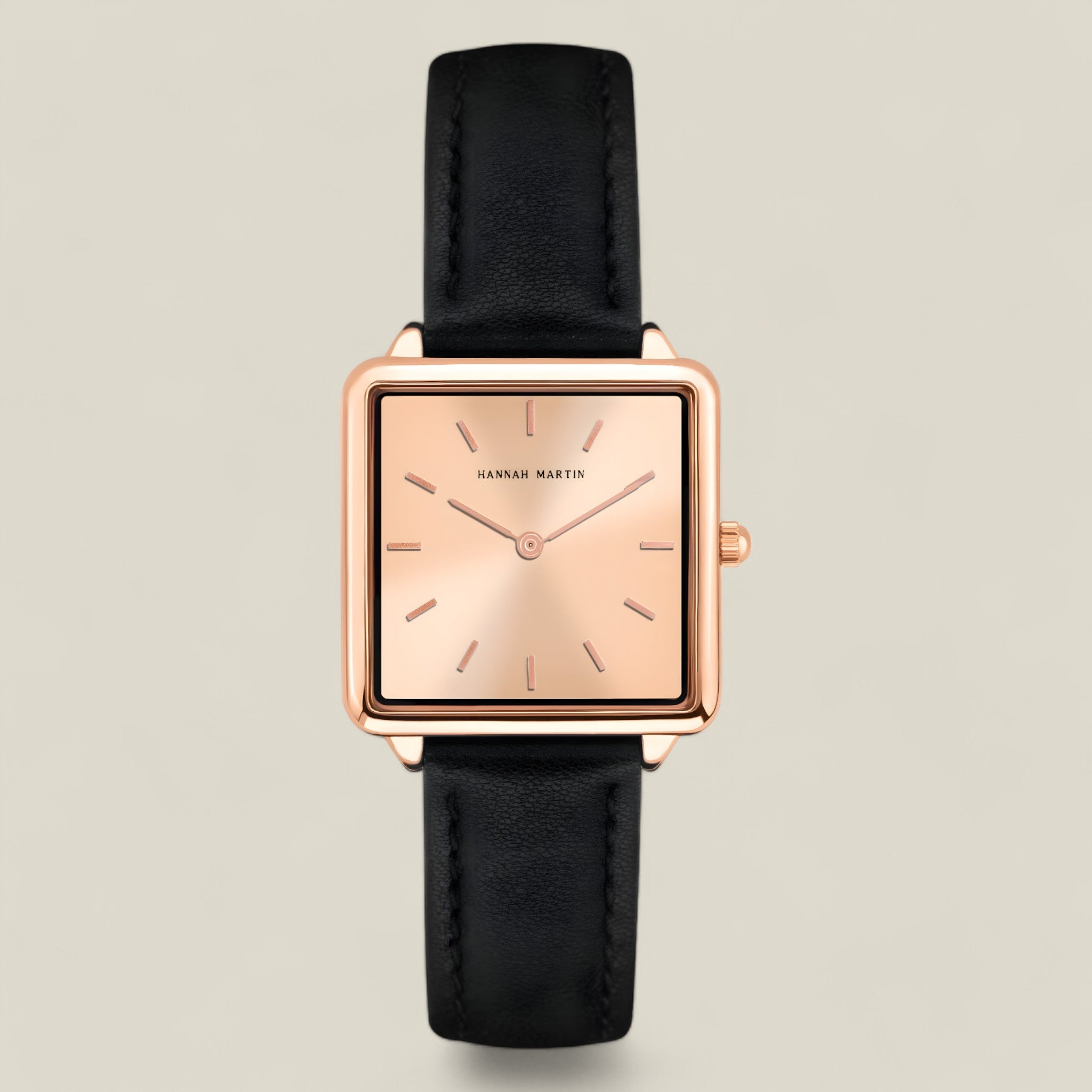 Clara | Quadratische Uhr - Anspruchsvoller Stil - Roségold - - Concept Fashionlab