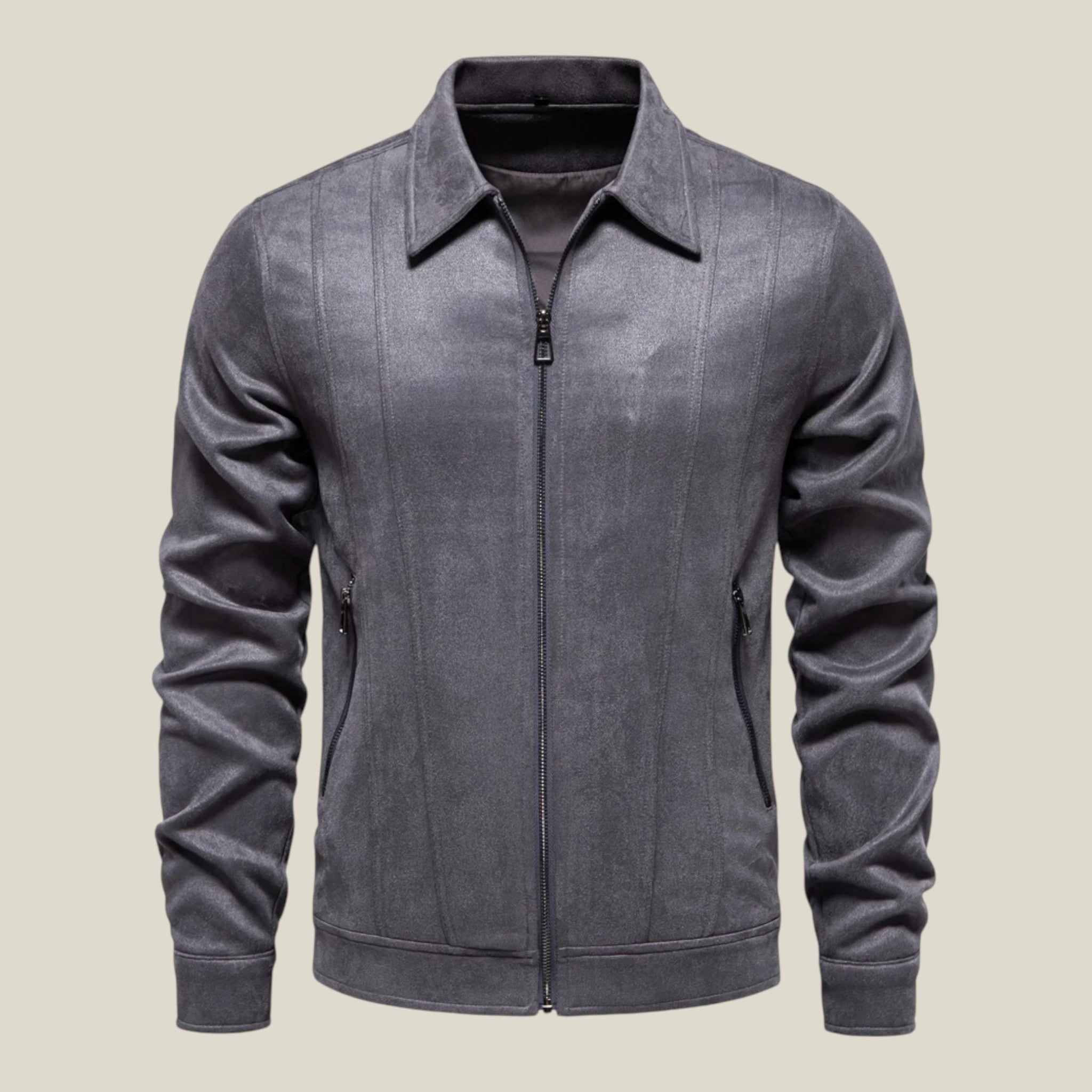 Herren Wildleder Freizeitjacke-Concept Fashion Lab