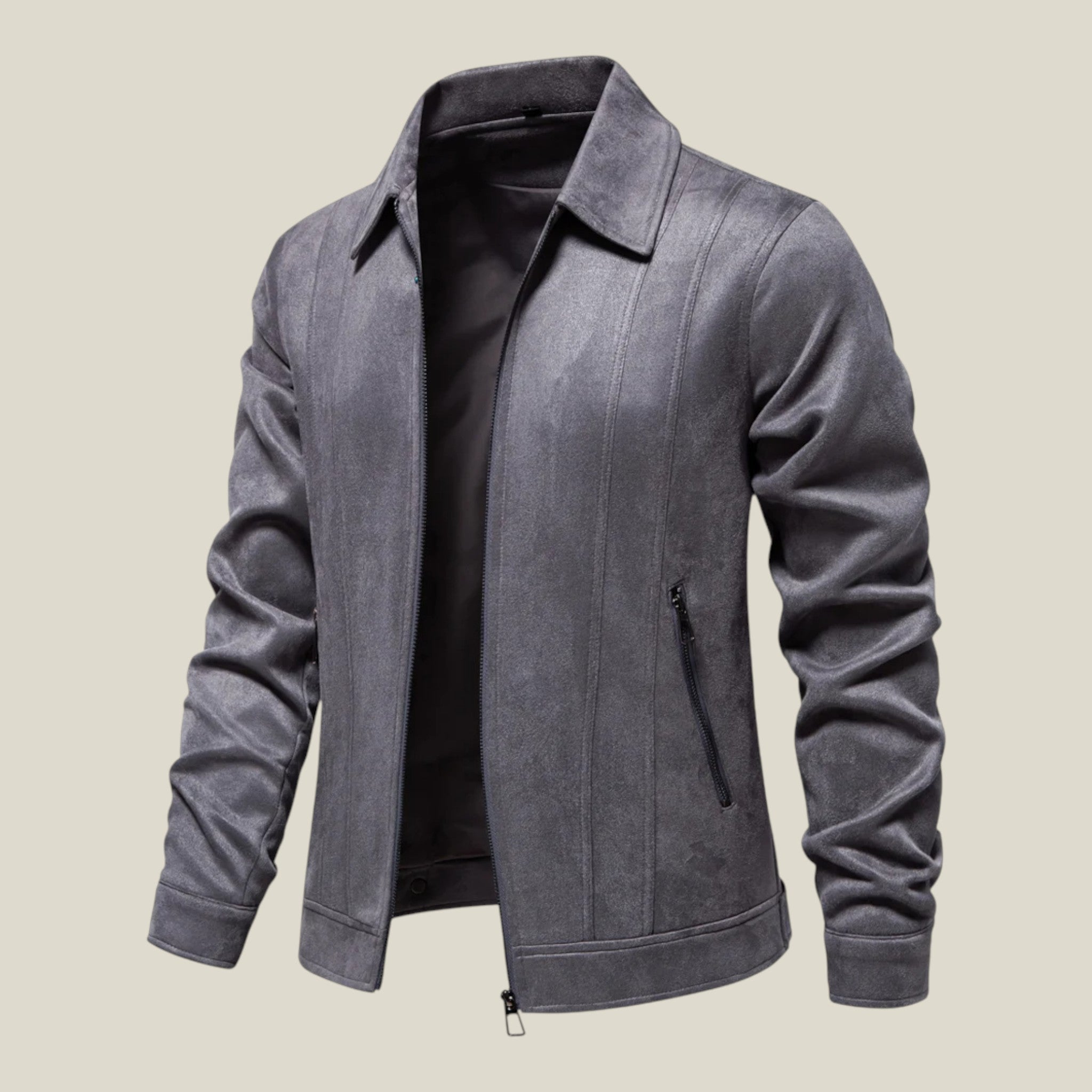 Herren Wildleder Freizeitjacke-Concept Fashion Lab