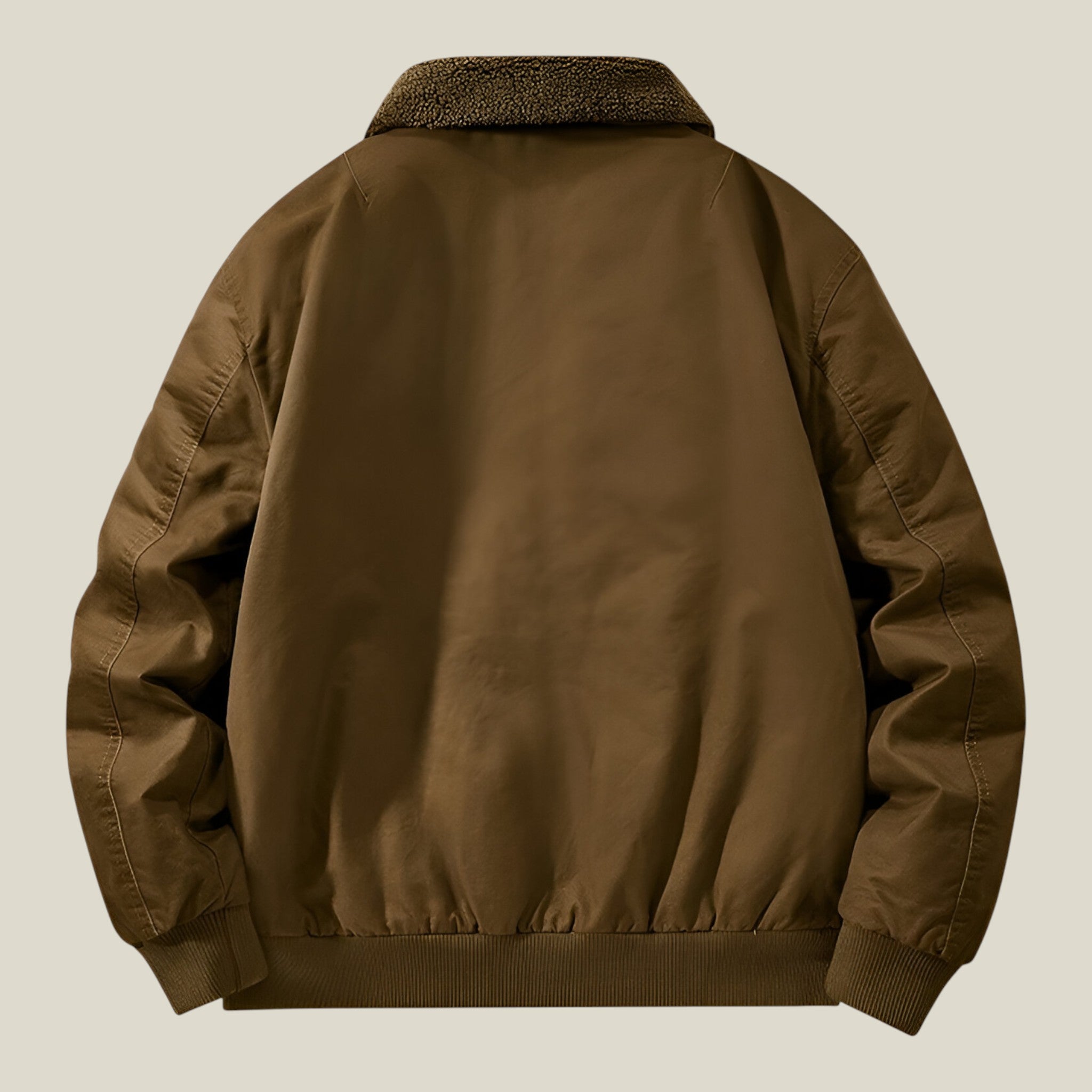 Herren Winterjacke mit Sherpa gefütterten Kragen-Concept Fashion Lab