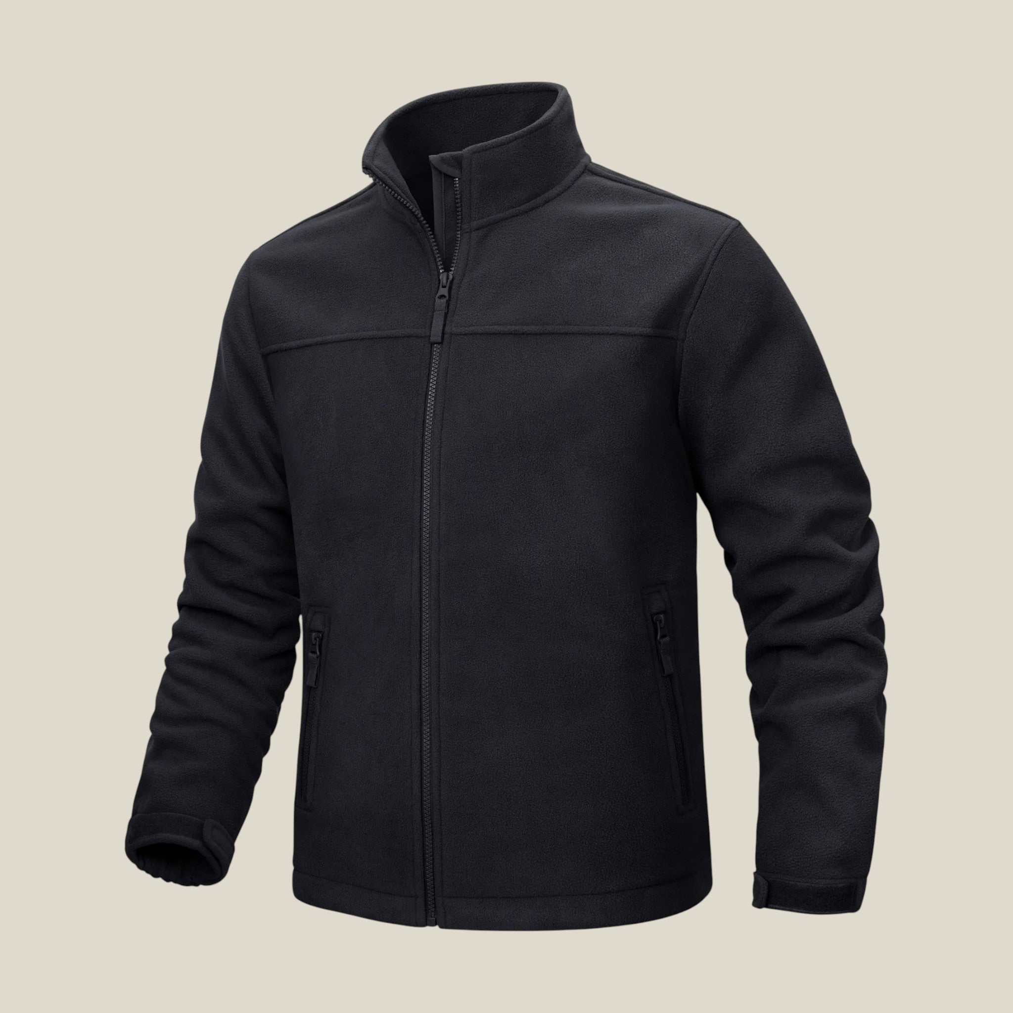 Herren Fleecejacke mit hohem Kragen-Concept Fashion Lab