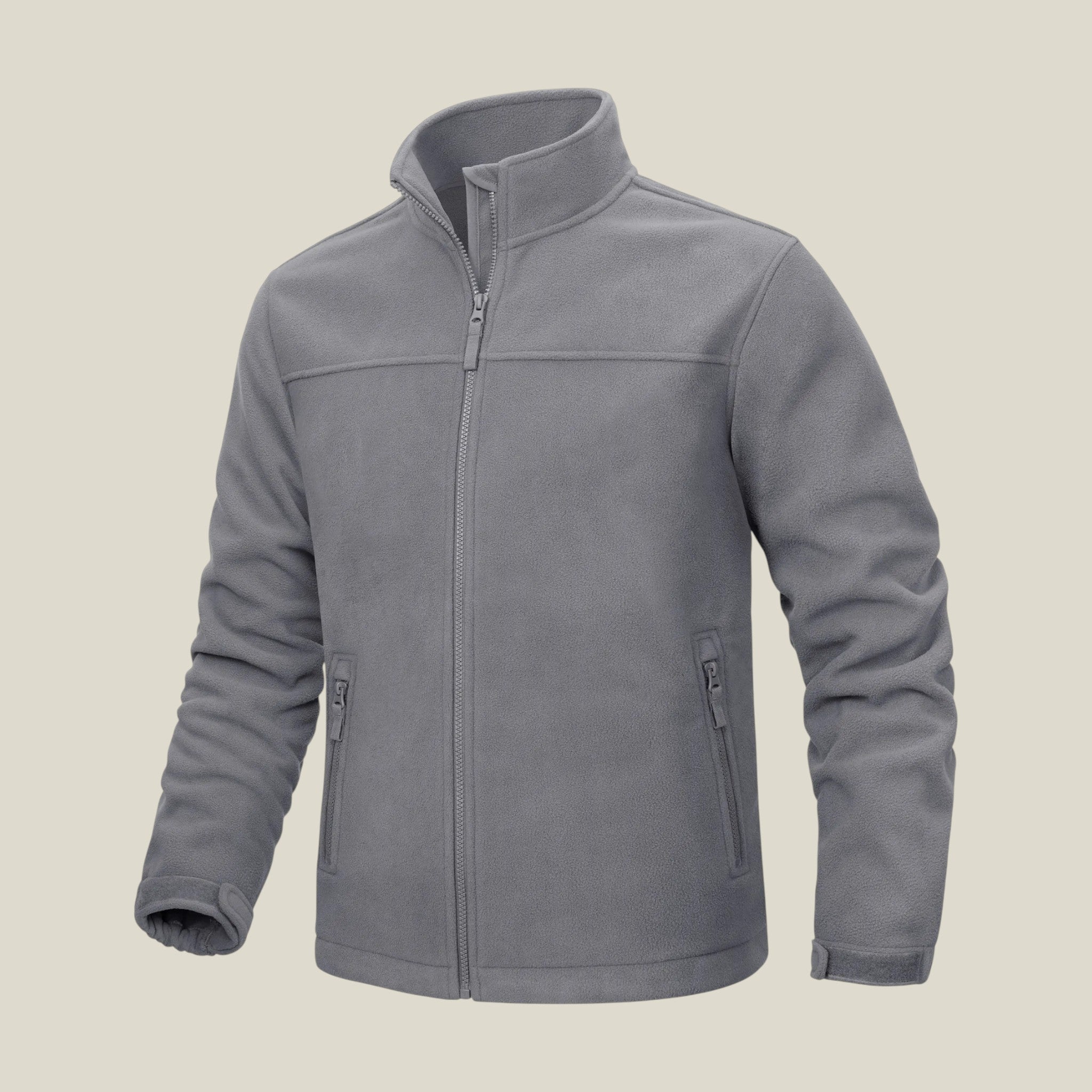 Herren Fleecejacke mit hohem Kragen-Concept Fashion Lab