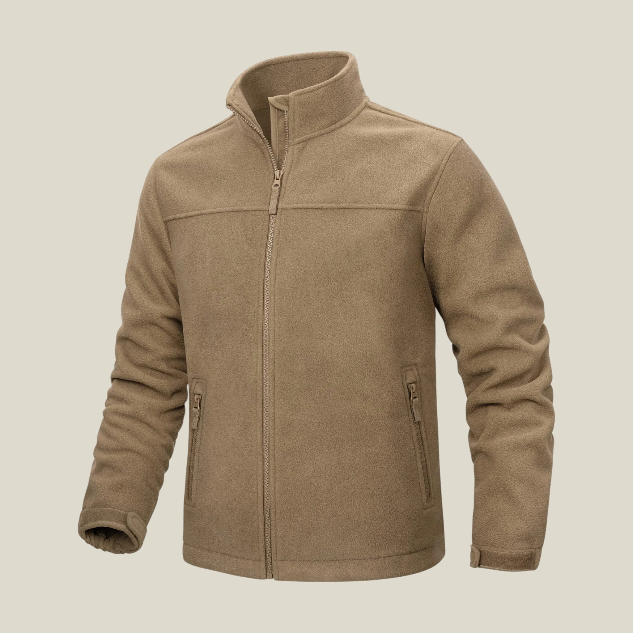 Herren Fleecejacke mit hohem Kragen-Concept Fashion Lab