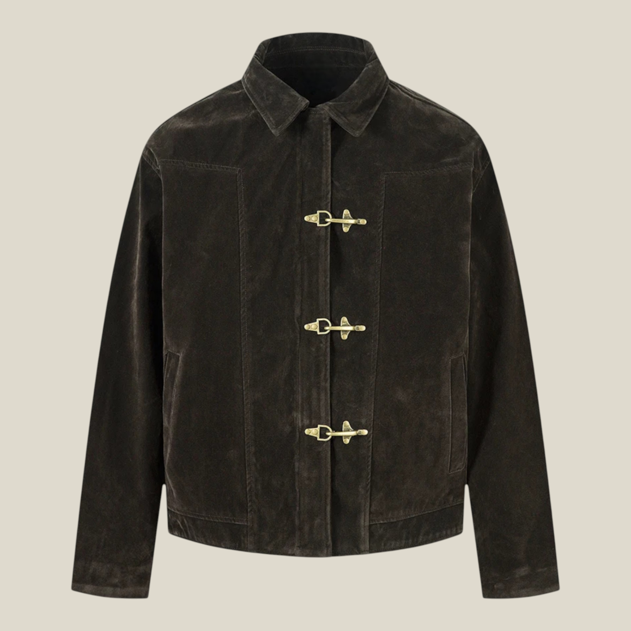 Herren Retro Wildlederjacke-Concept Fashion Lab