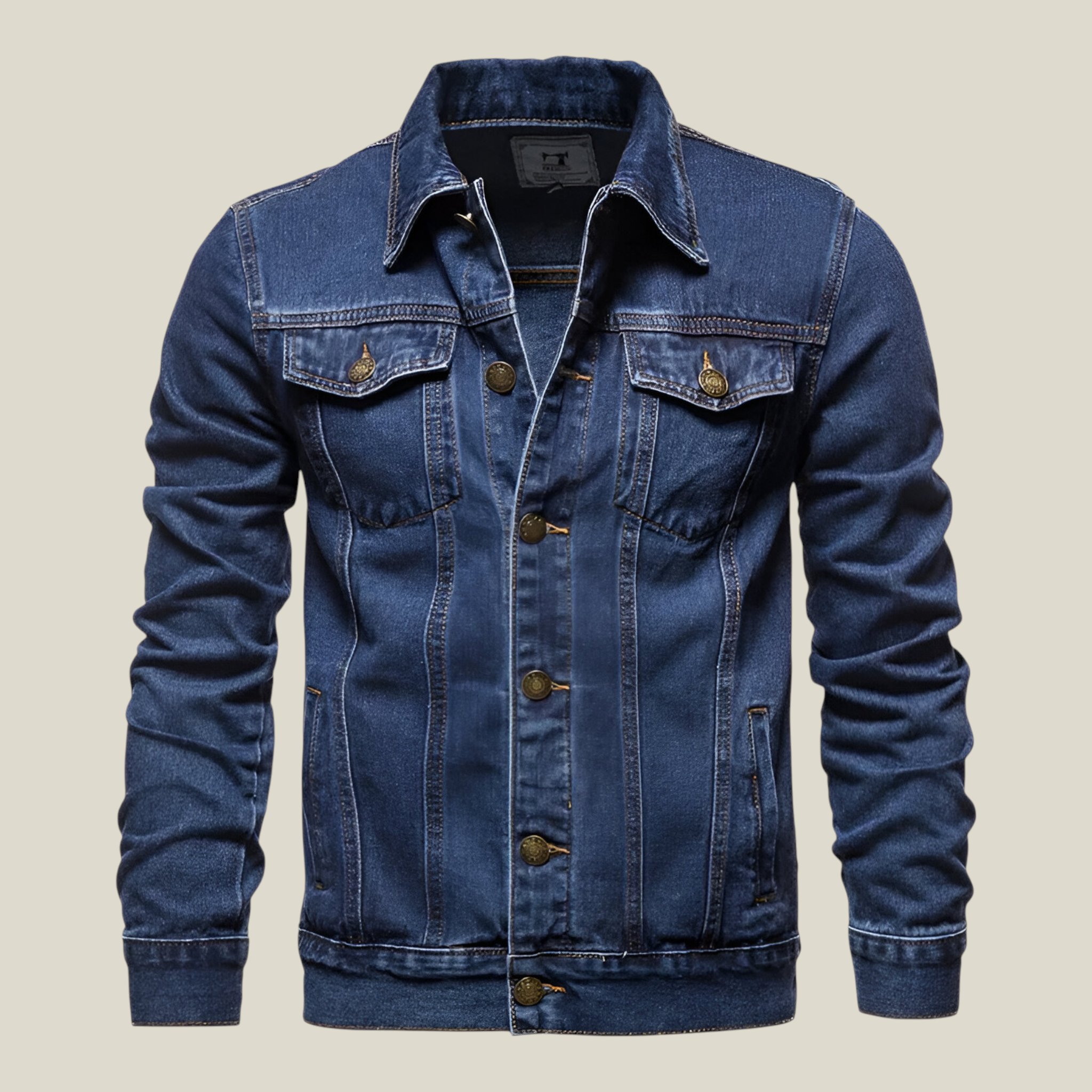 Herren Schlanke Passform Denimjacke-Concept Fashion Lab
