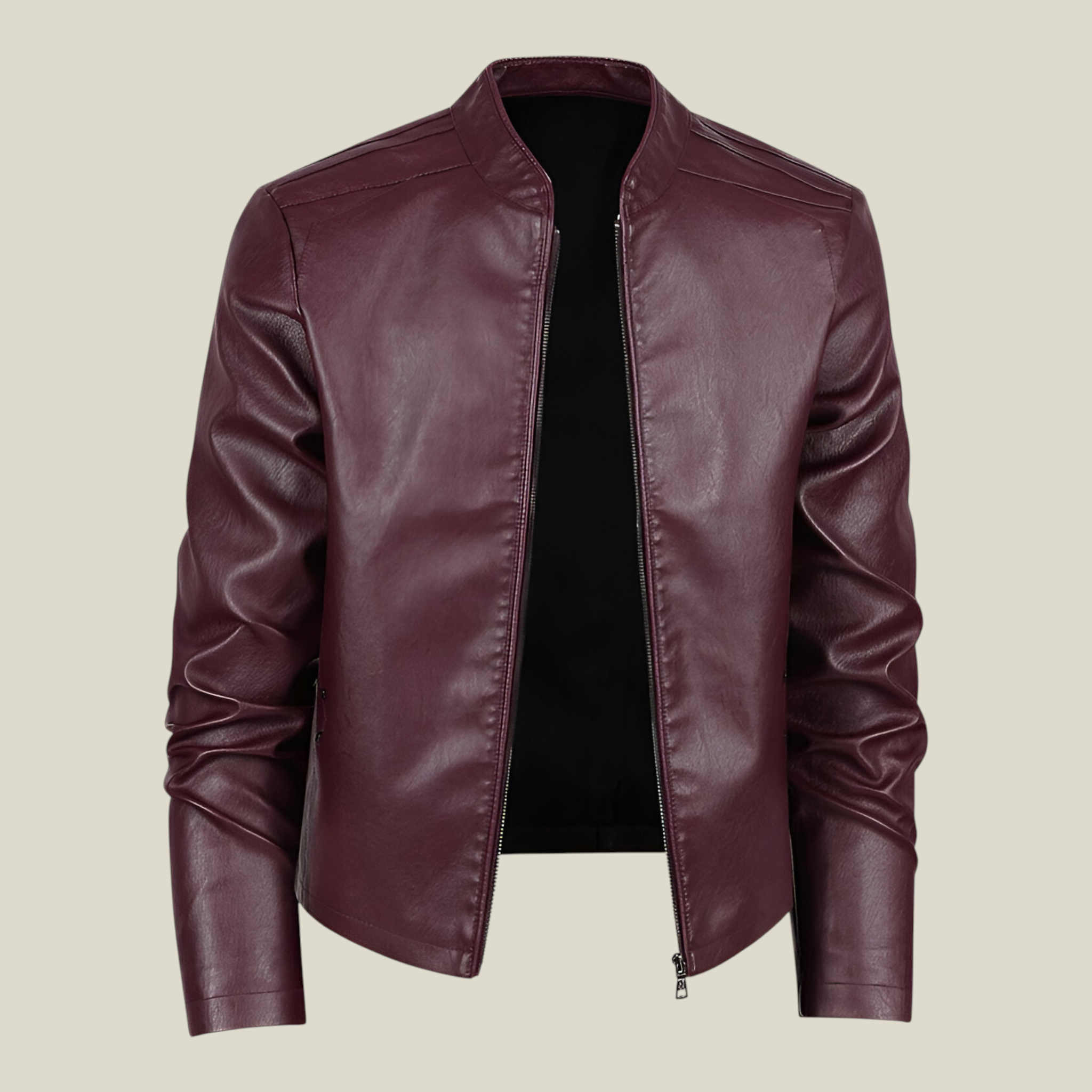 Herren Schlanke Passform Motorradjacke-Concept Fashion Lab