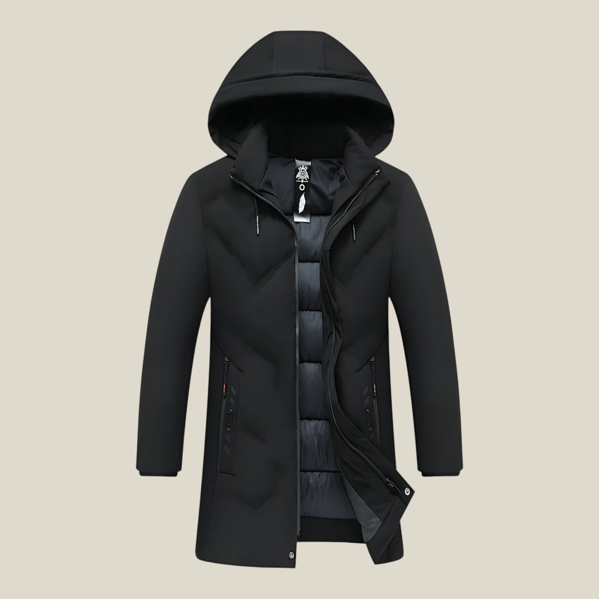 Herren Winterparka Mit Kapuze-Concept Fashion Lab