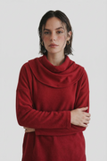 Stilvoller Pullover mit Rollkragen und praktischen Vordertaschen