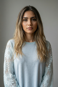 Luxuriöser gestrickter Pullover Damen