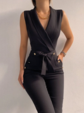 Marlene - Eleganter Jumpsuit mit weitem Bein