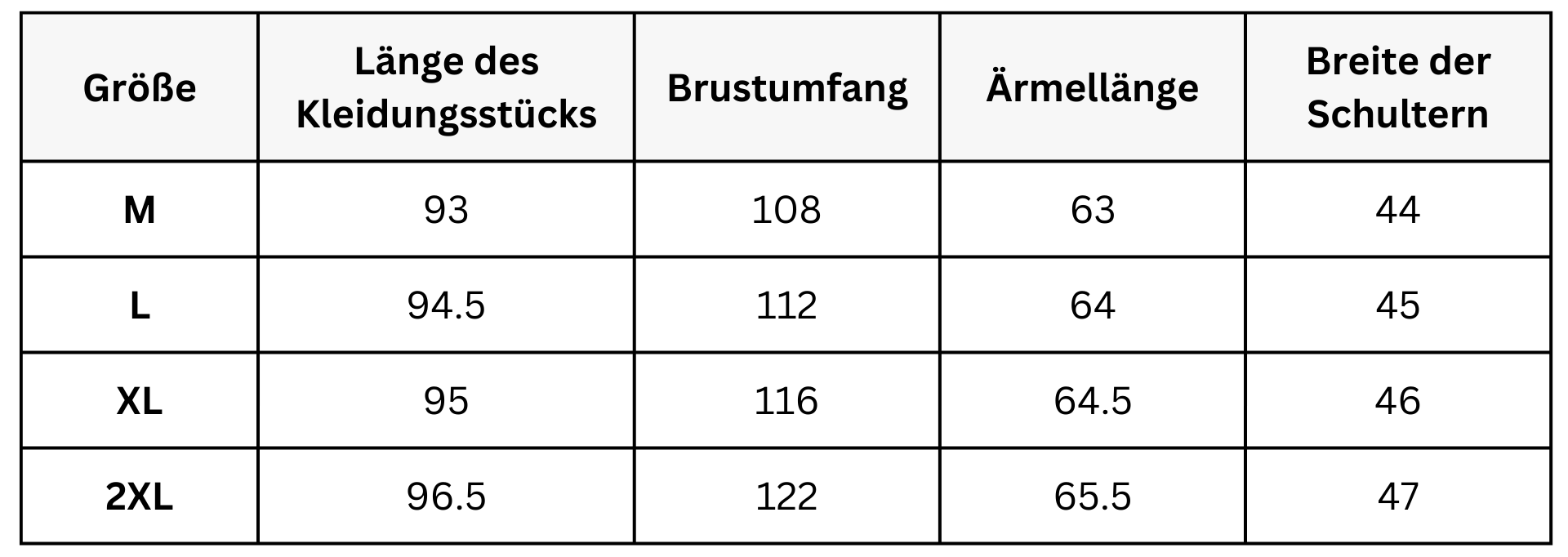 Size Guide