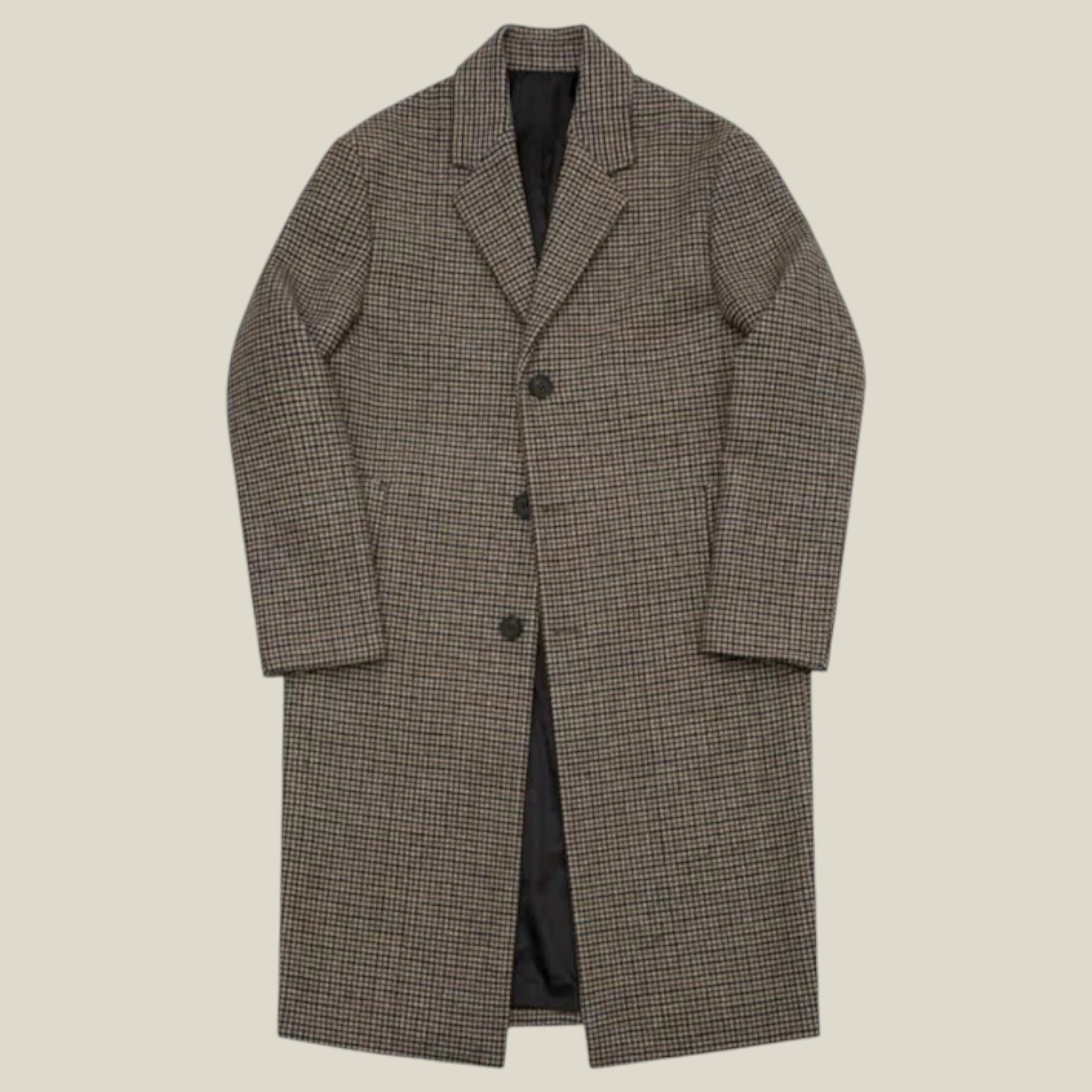 Klassischer Kariert Mantel