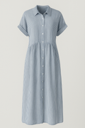 Refined Women's Midi Dress with Handy Pockets
