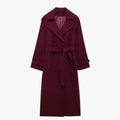 Damen Vintage Langmantel