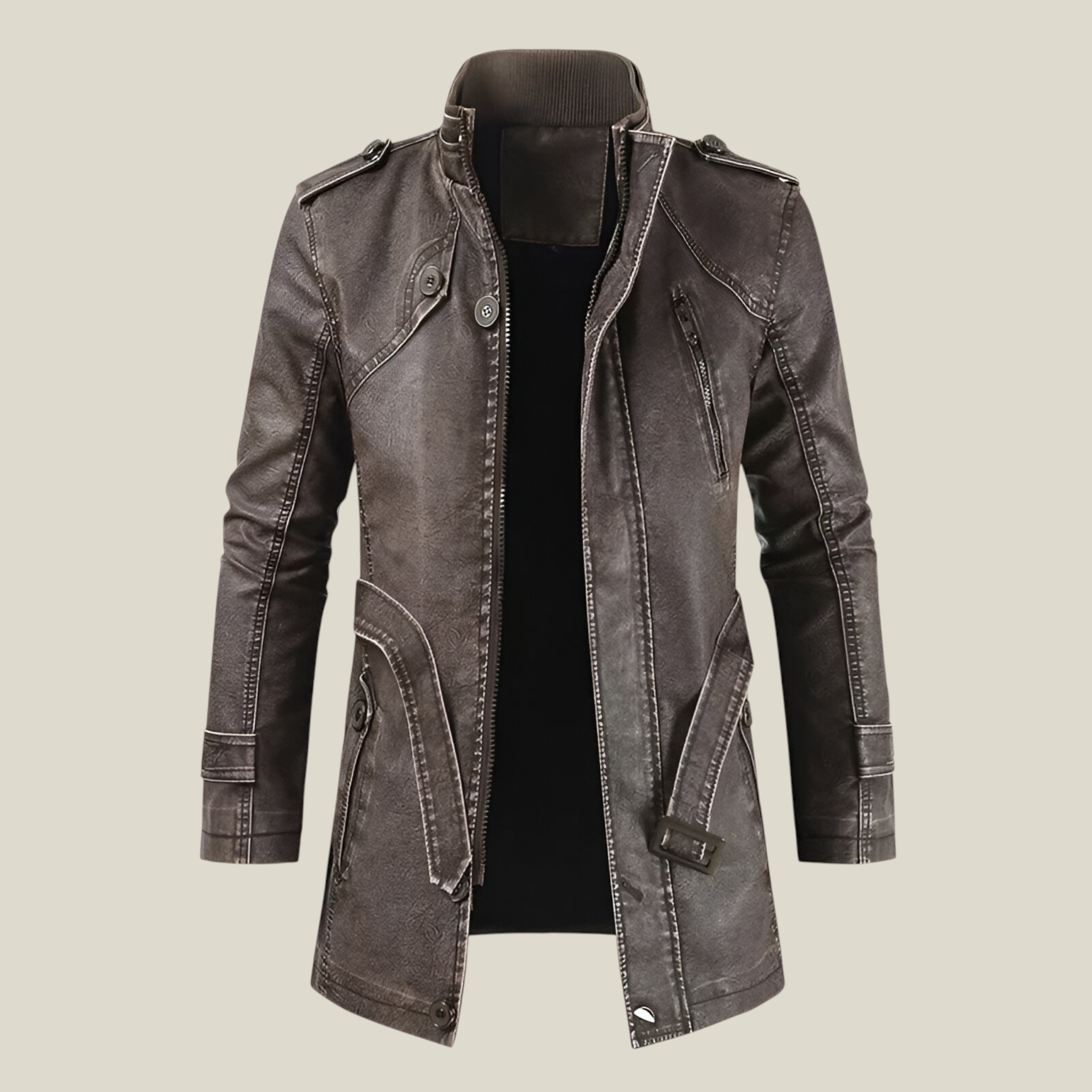 Langer Wintermantel-Concept Fashion Lab