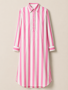 Lässiges gestreiftes Shirt Boho-Stil Maxi-Kleid - - Shirt - Concept Fashionlab