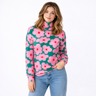 Lotte – Weicher Pullover mit wunderschönem Blumenprint
