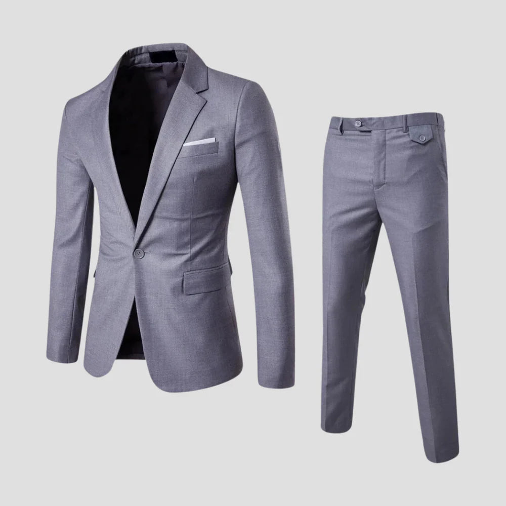 Leichter Herren Slim Fit Anzug Zweiteiler für Hochzeiten und formelle Anlässe - - Men's Suits - Concept Palermo
