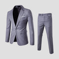 Leichter Herren Slim Fit Anzug Zweiteiler für Hochzeiten und formelle Anlässe
