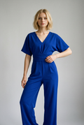 Lena - Eleganter V-Ausschnitt-Jumpsuit