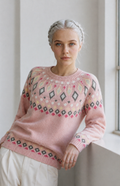 Gemütlicher Strickpullover mit zeitlosem gewebtem Schulterdetail