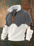 Zip-Up-Pullover mit kuscheligem Fleece-Futter Damen
