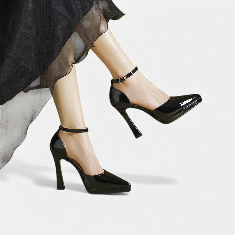 Damen Evette Leder-Pumps - Elegante Pumps aus Leder für den Alltag - - Damen > Sandalen > Absatz - Concept Fashionlab