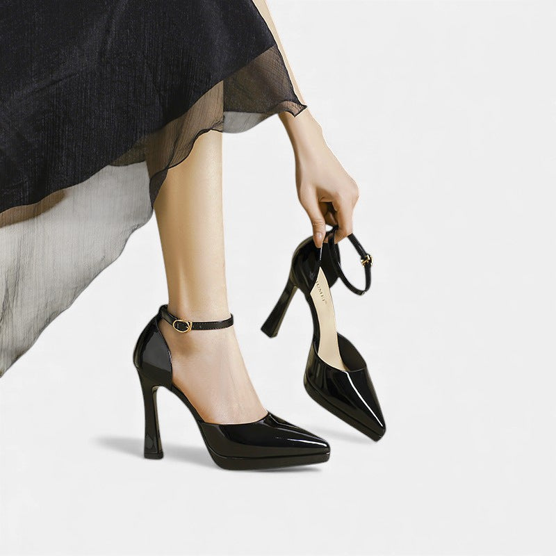Damen Evette Leder-Pumps - Elegante Pumps aus Leder für den Alltag - - Damen > Sandalen > Absatz - Concept Fashionlab