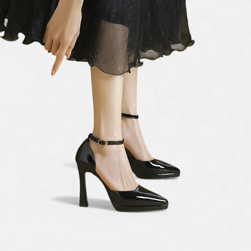 Damen Evette Leder-Pumps - Elegante Pumps aus Leder für den Alltag - - Damen > Sandalen > Absatz - Concept Fashionlab