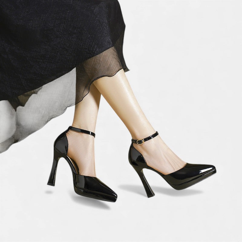 Damen Evette Leder-Pumps - Elegante Pumps aus Leder für den Alltag - - Damen > Sandalen > Absatz - Concept Fashionlab