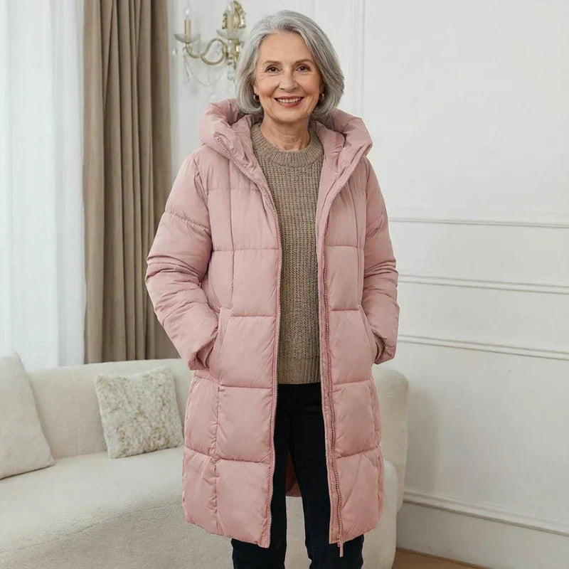 Karyl Kapuzen-Quiltjacke für den Winter – Gemütliche Wärme und Stil