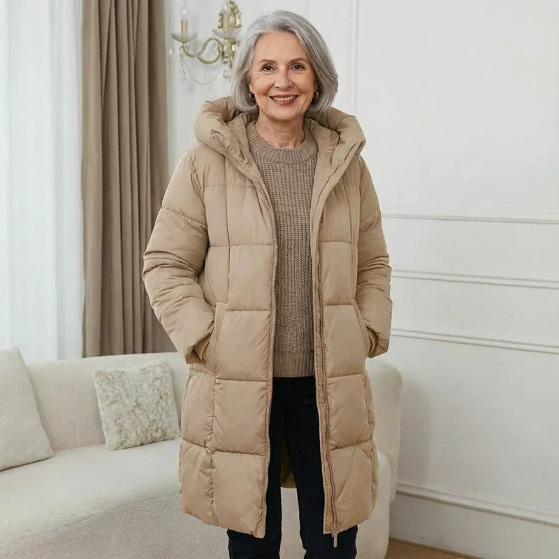 Karyl Kapuzen-Quiltjacke für den Winter – Gemütliche Wärme und Stil