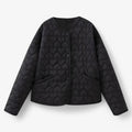 Damen Gequiltete Herzjacke — Chic, gemütlicher Stil für Herbst/Winter
