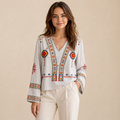 Penelope | Damen-Sommer-Boho-Bluse