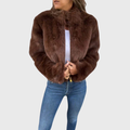 Jacke mit weichem, kuscheligem Kragen Damen