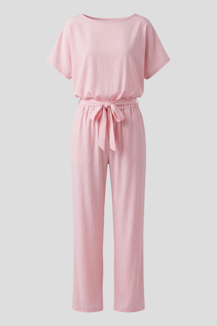 Eleganter Damen-Jumpsuit - Rosa - Jumpsuit - Concept Fashionlab